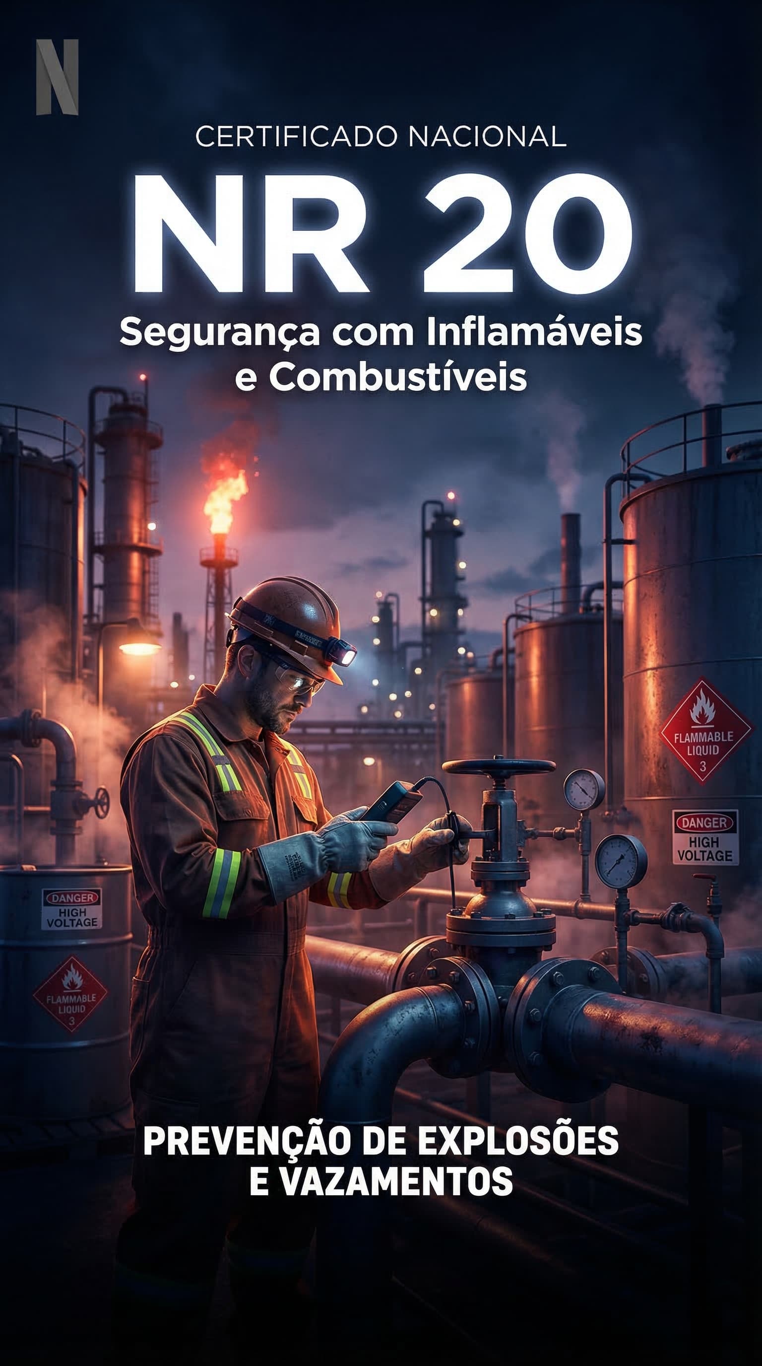 NR 20 - Segurança com Inflamáveis e Combustíveis